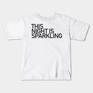 This Night Is Sparkling taylor swifts eras Kids T-Shirt